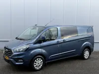 Ford Transit Custom 320 2.0 TDCI L2H1 Limited DC Dubbel Cabine Lang 170 PK Navi Camera DAB Dodehoek 