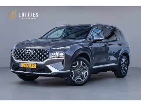 Hyundai Santa Fe 1.6 T-GDI HEV Premium Sky 7pers. 360° I Stoelkoeling I Krell-audio I Trekhaak I NL-