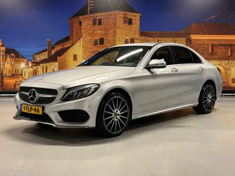 Mercedes-Benz C-klasse 180 AMG Automaat Leer Navigatie LED