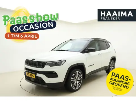Jeep Compass 1.5T e-Hybrid S Automaat | Lederen bekleding | Keyless | Zwart dak | Stoelverwarming & 