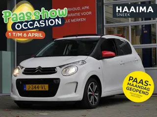 Citroen C1 1.0 VTi Airscape Shine | Cabrio dak | Achteruitrijcamera | Climate control | Lichtmetalen