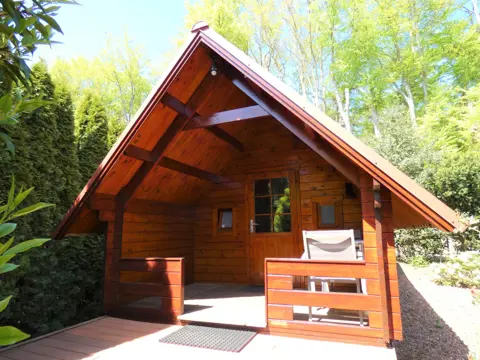 Blokhut/lodge te koop zonder staanplaats