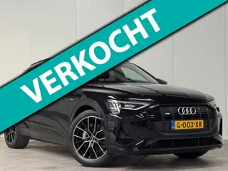 Audi E-tron E-tron 50 S-LINE Edition Black SOH 91.6% l PANO l LUCHTVERING l CARPLAY l 21INCH l 1e EI