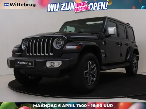 Jeep Wrangler Unlimited 4xe 380PK Sahara PLUG IN HYBRIDE | NAVIGATIE | STOERE AUTO!