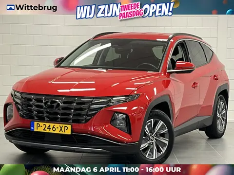 Hyundai Tucson 1.6 T-GDI HEV Comfort Smart TREKHAAK | AUTOMATISCHE ACHTERKLEP | NAVIGATIE | KEURIGE 