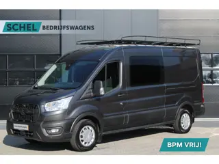 Ford Transit 350 2.0 TDCI L3H2 DC 6Zits Trend 130pk - Trekhaak - Impriaal - Cruise - Raptor Grill - 