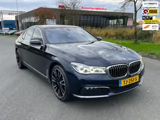 BMW 7-serie 740e iPerformance High Executive, Aut, Leder, Stoel/Stuurverw, Acc, Cam, Geen import, Na