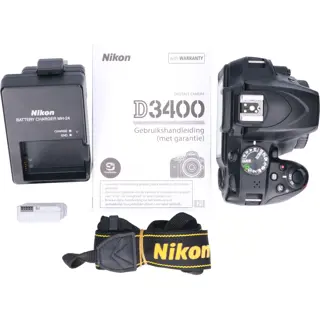 Tweedehands Nikon D3400 Body Zwart CM4646