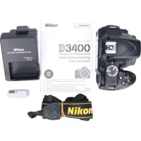 Tweedehands Nikon D3400 Body Zwart CM4646