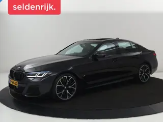 BMW 5-serie 530d M Sport | Schuifdak | Head-Up | Nappaleder | Trekhaak | Adaptive cruise | Laserlich