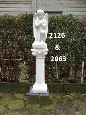 Engel met zuil. nr 2126 & 2063