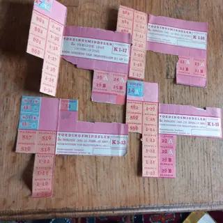 voedselbonnen - 2e wereldoorlog