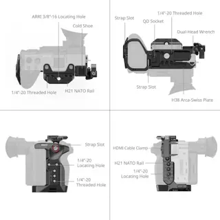 SmallRig 5589 Cage Kit For Sony FX2