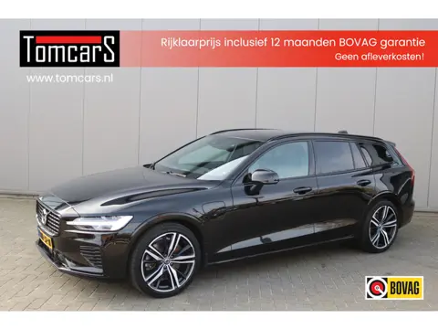 Volvo V60 2.0 T6 Recharge 340PK AWD R-Design Elektr.-trekhaak/Pano-dak/Winter-pack/Memory-stoel