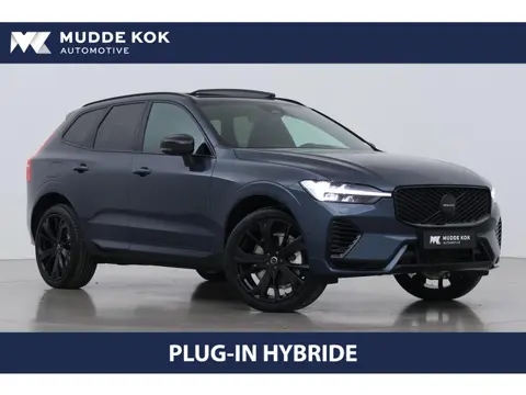 Volvo XC60 T6 Plug-in hybrid Ultra Black Edition | Trekhaak | Panoramadak | Head-Up | 360 Camera | S
