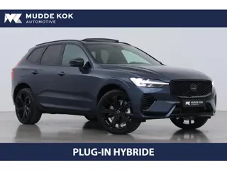 Volvo XC60 T6 Plug-in hybrid Ultra Black Edition | Trekhaak | Panoramadak | Head-Up | 360 Camera | S