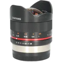Tweedehands Samyang 8mm f/2.8 Fisheye II Fuji X CM4881