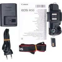 Tweedehands Canon EOS M50 Zwart Body CM4690