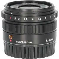 Tweedehands Panasonic Leica DG Summilux 15mm f/1.7 ASPH CM4887