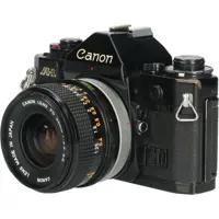 Tweedehands Canon A-1 met FD 28mm f/2.8 chrome nose CM5225