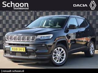 Jeep Compass 1.5T e-Hybrid Longitude | 360 Camera | Stoel-/Stuurverwarming | Adap. Cruise | Carplay
