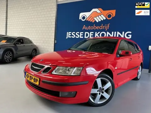 Saab 9-3 Sport Estate 1.8 Linear / bj.2007 / kleur; rood / half leder / sportvelgen / APK 08/2026 en