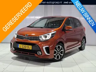 Kia Picanto 1.2 CVVT GT-Line AUTOMAAT, Stoel en Stuur verwarming, Apple Carplay/Android Auto, Naviga