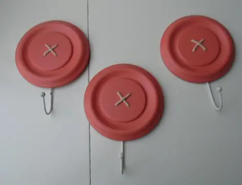 KAPSTOK KNOOP ROZE NIEUW