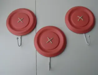 KAPSTOK KNOOP ROZE NIEUW