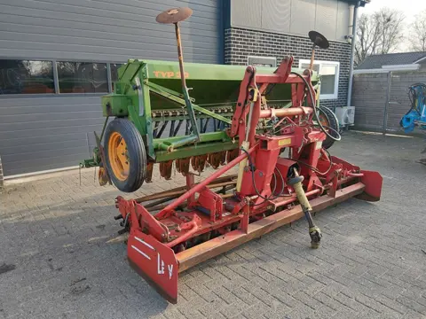 Zaaicombinatie Amazone D7 Zaaimachine met Lely Rotorkopeg