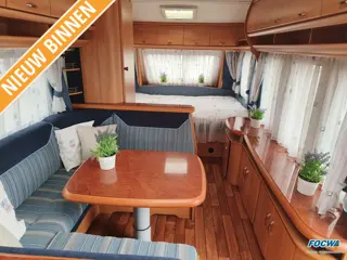 Hobby Excelsior 520 TMF Mover Dwarsbed Zit Tent