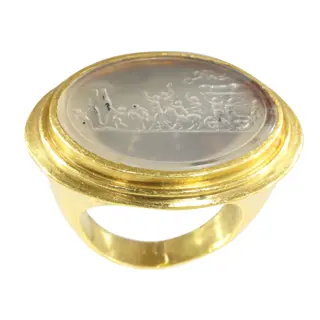 Satirical Classicism of an 18th Century Gold Ring: The Triumph of Priapus