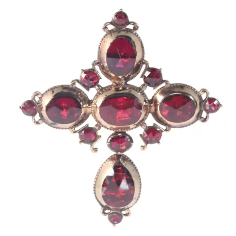 1810 Empire Gold: The Symbolism of a Garnet Cross