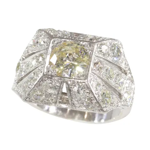 Romancing the Stone: A 1930 Belgian Diamond Ring