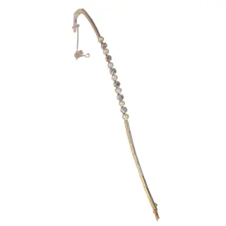 Elegance from the 1920s: Art Deco Diamond and Pearl Bracelet