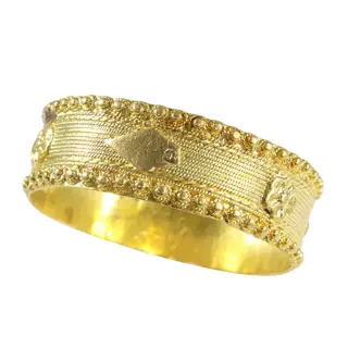 Antique 18K Gold Wedding Band, Circa 1820  Wear a Piece of History, Feel the Love