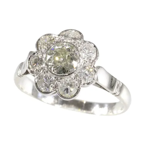 A Spark from the Past: Vintage Fifties Diamond Engagement Ring