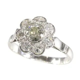 A Spark from the Past: Vintage Fifties Diamond Engagement Ring