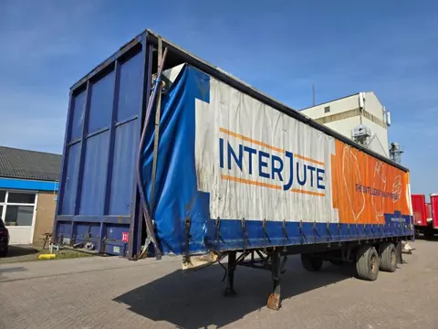 Groenewegen Drum - Steel suspencion Groenenwegen DRO 2 -assige schuifzeiltrailer - Trommelremmen - B