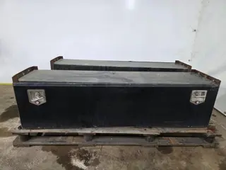 Staal Storage box Stalen Opslag Box – Gereedschapskist –  Goede staat – Truck / Trailer PM2895