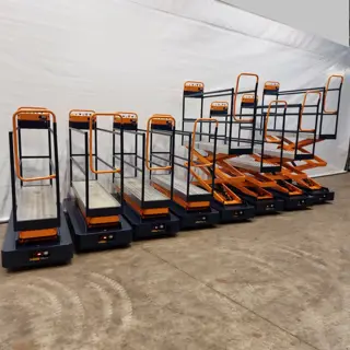 5 stuks Benomic Star 42 Elektro buisrailwagen