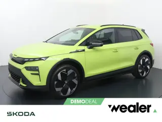 Škoda Elroq 85X RS 340 PK 4X4 | Mamba Green | Trekhaak | Rondomzicht camera | 21" lichtmetalen velge