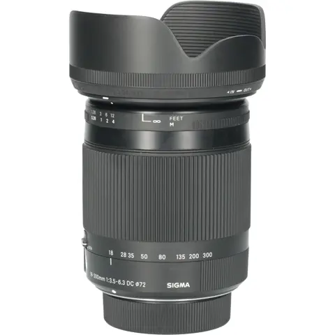 Tweedehands Sigma 18-300mm f/3.5-6.3 DC OS HSM Macro Contemporary Nikon CM6372