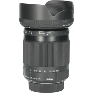 Tweedehands Sigma 18-300mm f/3.5-6.3 DC OS HSM Macro Contemporary Nikon CM6372