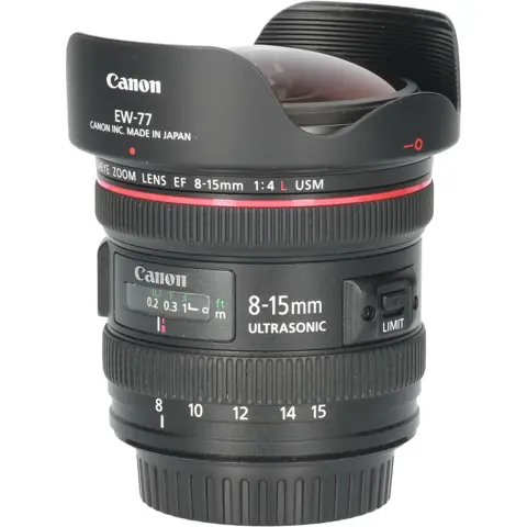 Tweedehands Canon EF 8-15mm f/4.0L Fisheye USM CM6380