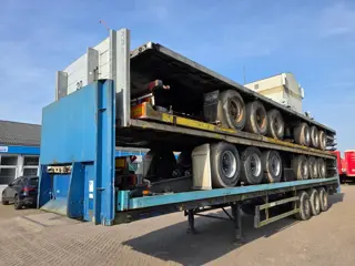 Groenewegen DRO 12 27 Stapel van 5 - 3assige Platte trailers - Trommelremmen - Luchtvering PM2910