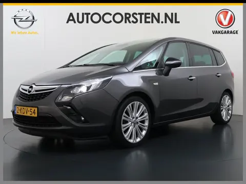 Opel Zafira Tourer T 141PK AUT-6 Pano-Ruit+Dak Leer Xenon 19"lm Trekhaak Parkassist PDC-a+v Sportsto
