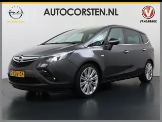 Opel Zafira Tourer T 141PK AUT-6 Pano-Ruit+Dak Leer Xenon 19"lm Trekhaak Parkassist PDC-a+v Sportsto