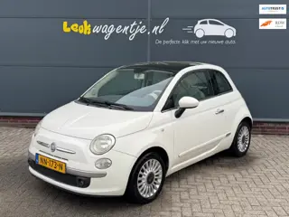 Fiat 500 1.2 Lounge *panorama *airco *bluetooth *lichtmet.