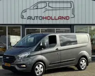 FORD TRANSIT CUSTOM 2.0 TDCI 96KW 131PK DC DUBBELE CABINE AUTOMAAT EURO 6 AIRCO/ NAVIGATIE CAMERA/ 100% DEALERONDERHOUDEN